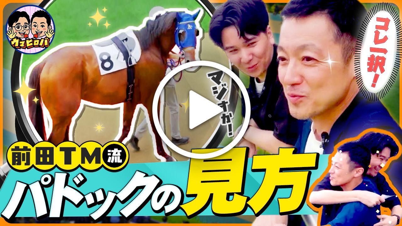 【神回】前田TM流・パドックの見方を伝授🕵強気の「一択」宣言、その結末やいかに！？